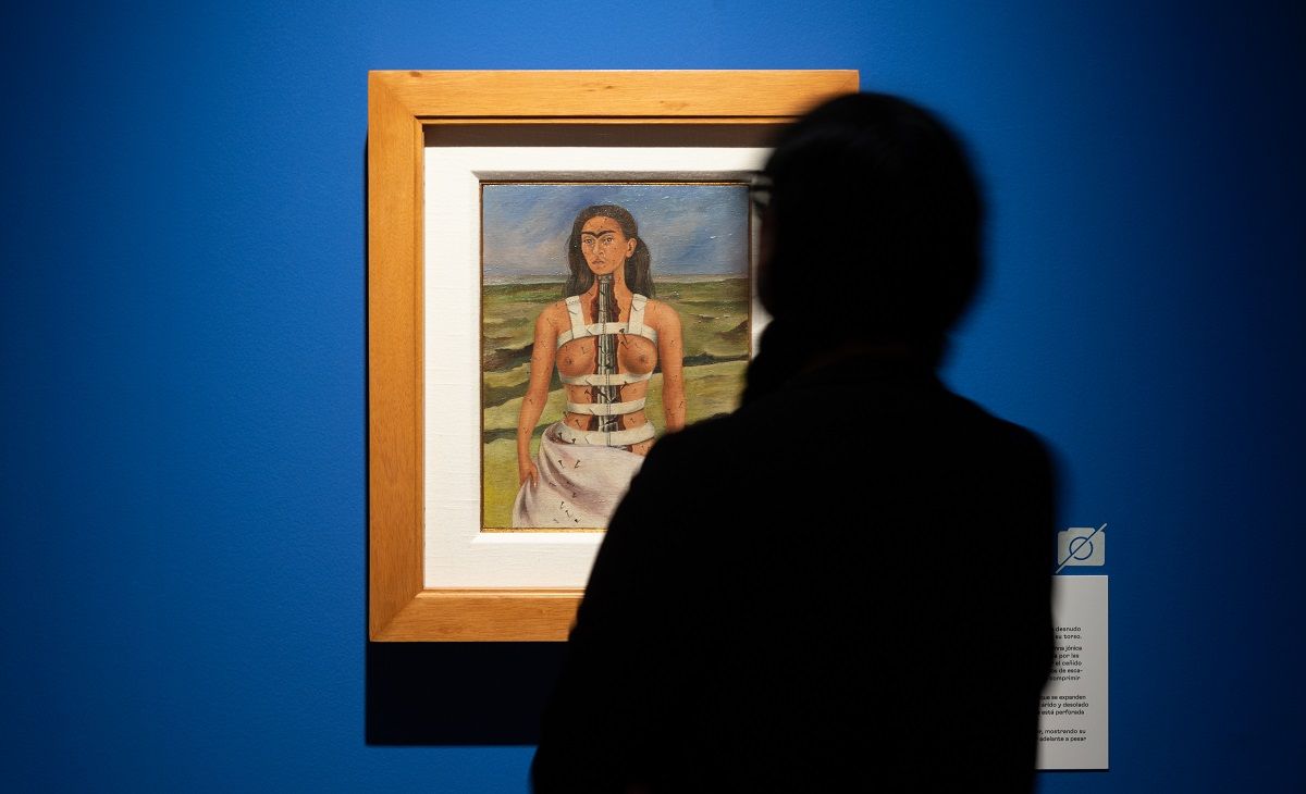 'La columna rota', de Frida Kahlo (1944). CASA DE MÉXICO 'La columna rota', de Frida Kahlo (1944). CASA DE MÉXICO