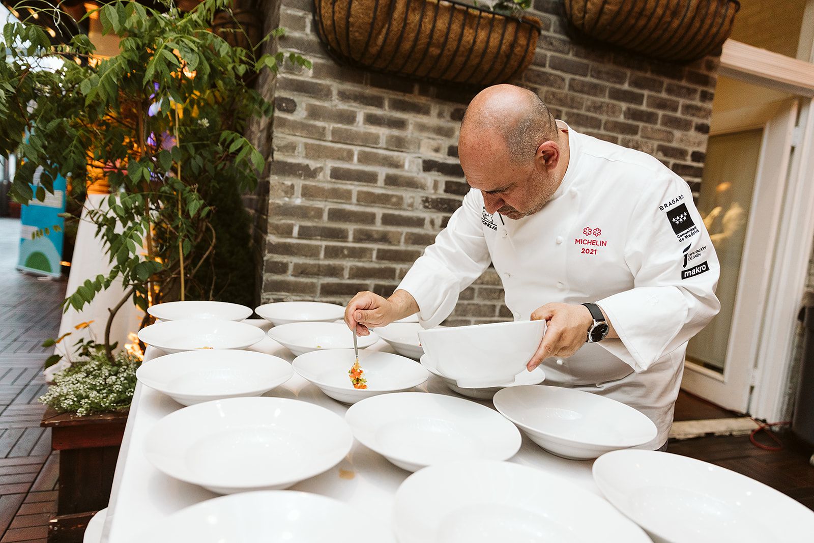 El chef Jordi Artal, en la cena organizada por Turismo de Barcelona en el marco del BCN East Coast en Nueva York.