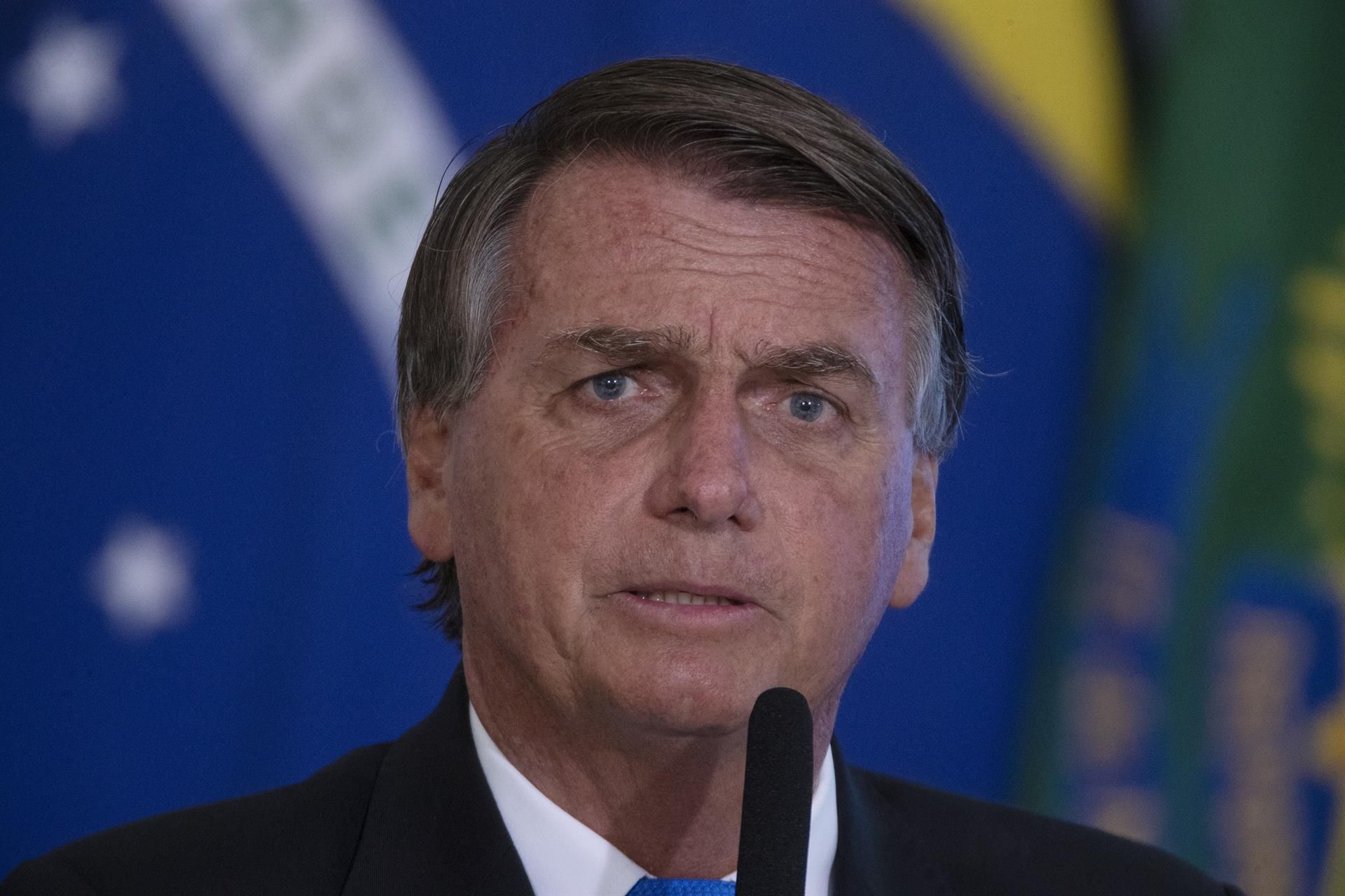 El presidente de Brasil, Jair Bolsonaro, que aspira a reeditar su mandato en las elecciones de octubre. EFE/JOÉDSON ALVES