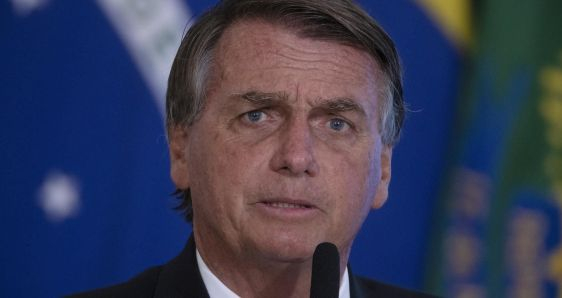 El presidente de Brasil, Jair Bolsonaro, que aspira a reeditar su mandato en las elecciones de octubre. EFE/JOÉDSON ALVES