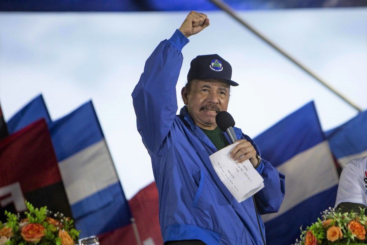 El presidente de Nicaragua, Daniel Ortega. EFE/JORGE TORRES