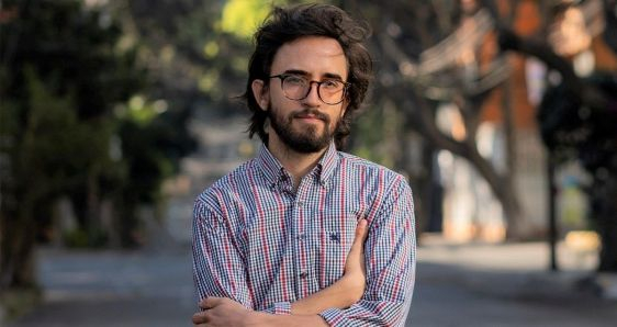El escritor mexicano Daniel Saldaña París. CAMILA MATA LARA