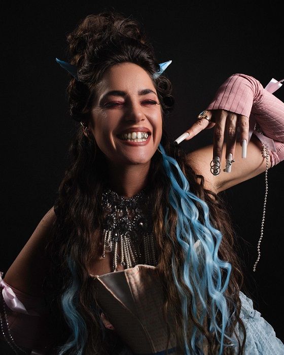 La rapera argentina Sara Hebe, en una imagen promocional del disco 'Sucia Estrella'. GON RESTI