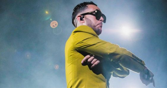 El cantante español C. Tangana, en concierto en el festival Sónar de Barcelona, el 17 de junio de 2022. RONCCA