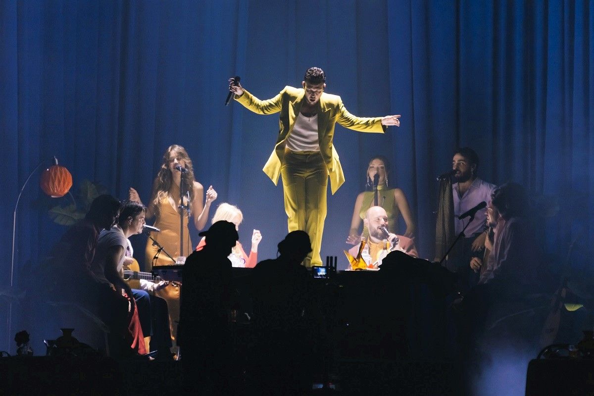 C. Tangana, en concierto en el festival Sónar de Barcelona, el 17 de junio de 2022. NEREA COLL