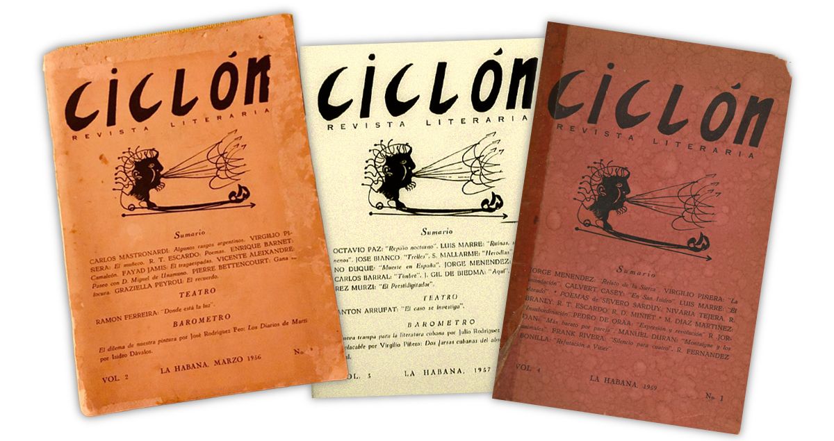 Ejemplares de la revista 'Ciclón'. E.C.