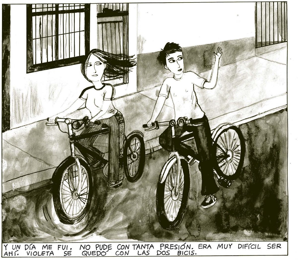 Viñeta de 'Todas las bicicletas que tuve', de Powerpaola. SEXTO PISO