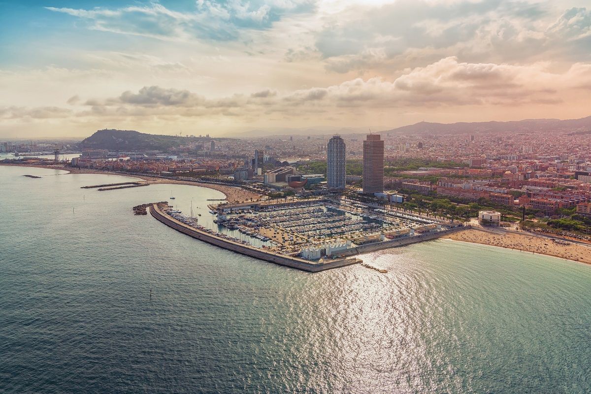 Vista de Barcelona, una ciudad idónea para el desembarco de compañías latinoamericanas en Europa.
