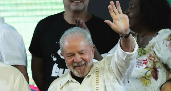 El expresidente de Brasil Luiz Inácio Lula da Silva, en un acto electoral, el pasado 7 de julio. EFE/ANDRÉ COELHO