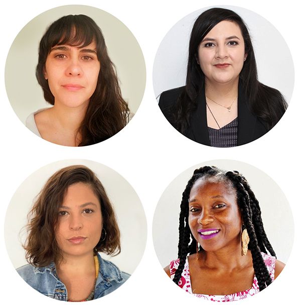 Luciana Cadahia, Araceli Rodríguez, Carol Athaller y Vicenta Moreno. CORTESÍA Luciana Cadahia, Araceli Rodríguez, Carol Athaller y Vicenta Moreno. CORTESÍA