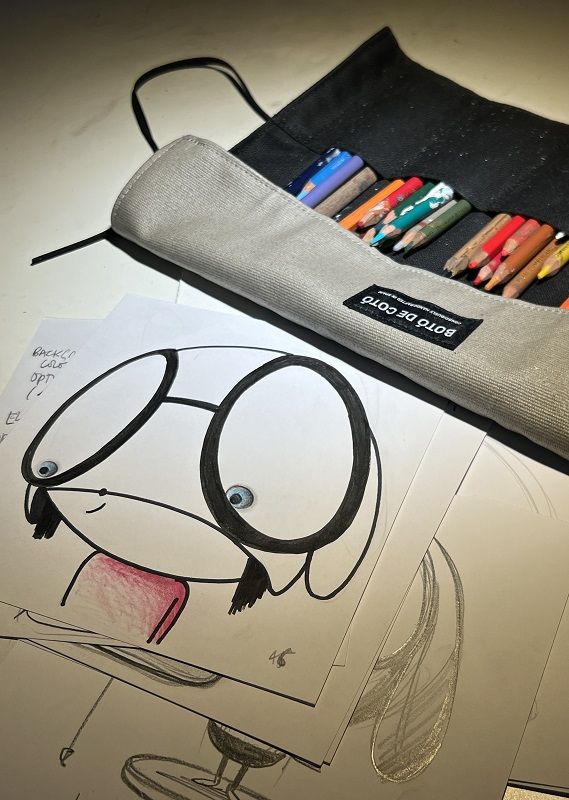 Dibujo a lápiz de Edgar Plans. CORTESÍA Dibujo a lápiz de Edgar Plans. CORTESÍA