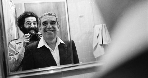 Vasco Szinetar y Gabriel García Márquez, en Caracas, en 1982. CORTESÍA