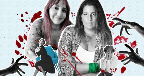 Las escritoras argentinas Flor Canosa y Agustina Bazterrica. ELENA CANTÓN/FOTOS: CORTESÍA Y ALEJANDRO METER
