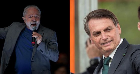 Luiz Inácio Lula da Silva y Jair Bolsonaro, los candidatos a la presidencia de Brasil. EFE