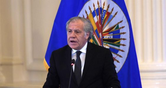 El secretario general de la Organización de Estados Americanos (OEA), el uruguayo Luis Almagro. EFE/LENIN NOLLY