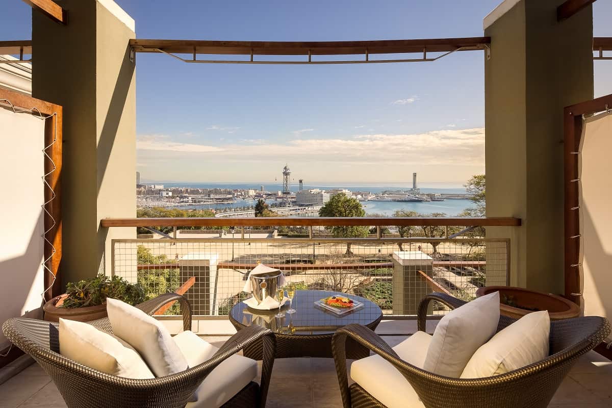 Suite del Hotel Miramar Barcelona. Suite del Hotel Miramar Barcelona.