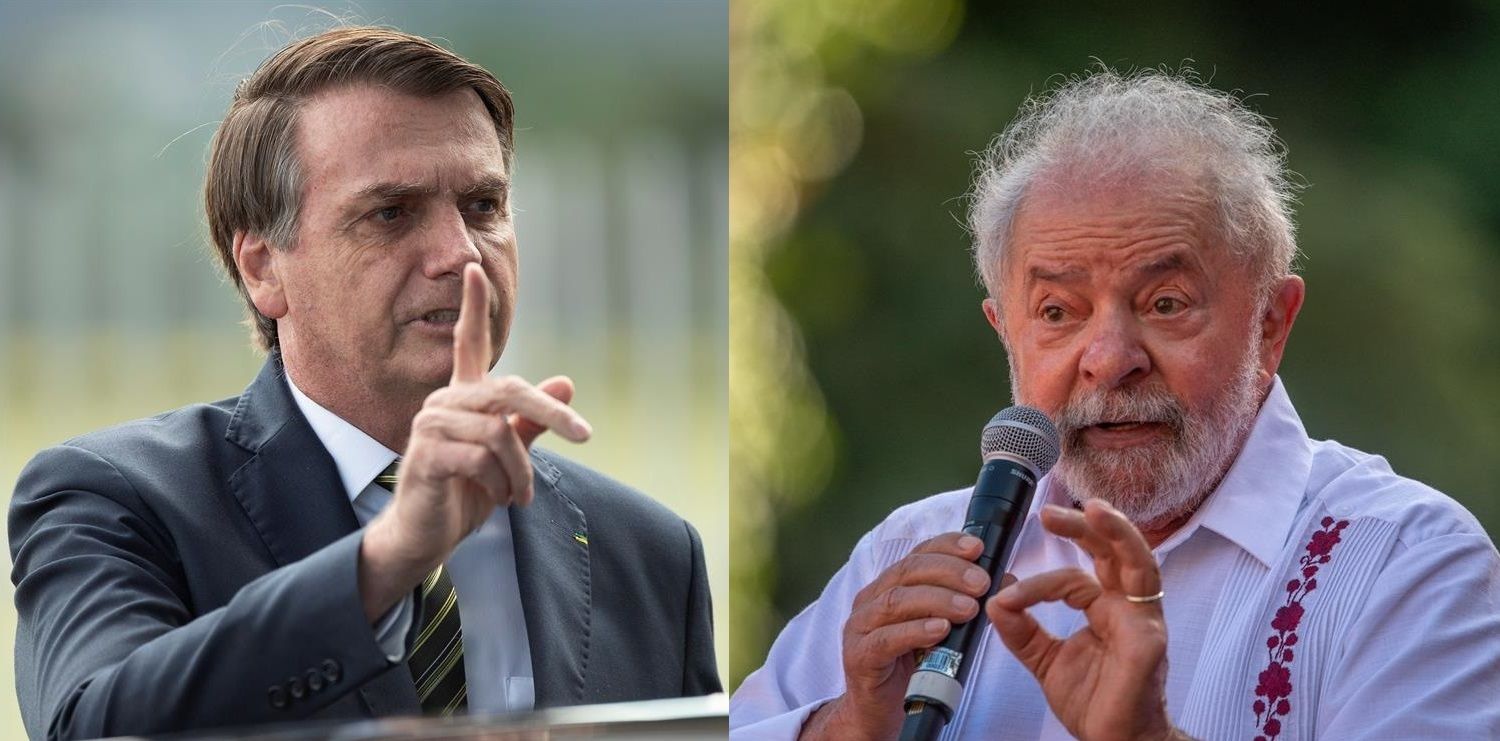 Jair Bolsonaro y Lula da Silva, los dos candidatos a la presidencia de Brasil. EFE