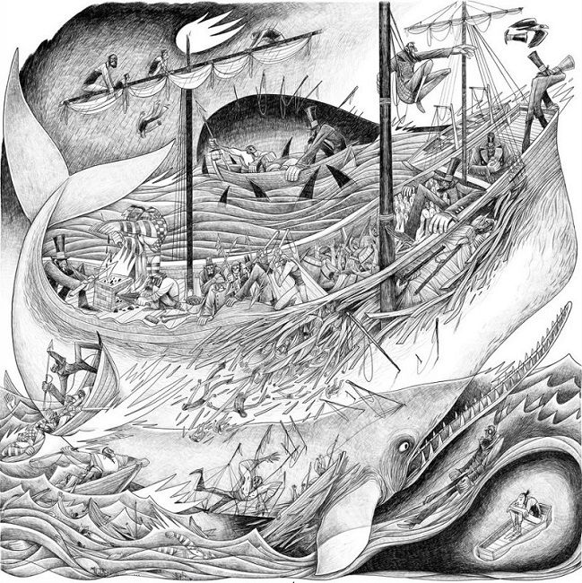 'Moby Dick', de Sergio García para 'The New York Times Book Review' (2018).