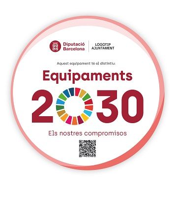 Distintivo de 'Equipamientos 2030'. DIPUTACIÓN DE BARCELONA