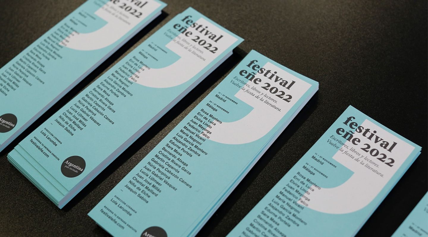 El Festival Eñe 2022, la gran fiesta de la literatura en Madrid y Málaga.