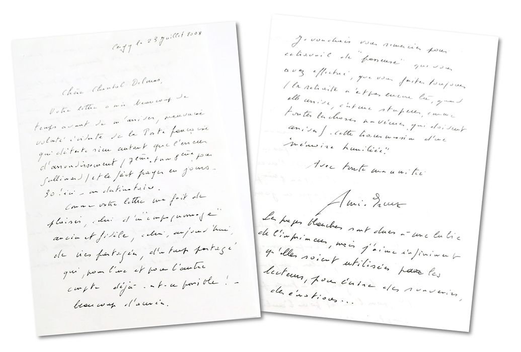 Carta de la escritora francesa Annie Ernaux, Premio Nobel de Literatura 2022. Carta de la escritora francesa Annie Ernaux, Premio Nobel de Literatura 2022.