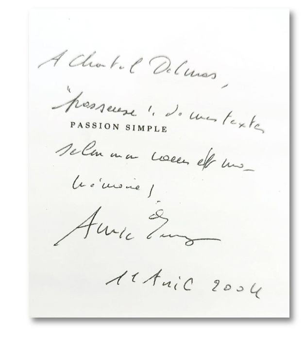 Carta de la escritora francesa Annie Ernaux, Premio Nobel de Literatura 2022. Carta de la escritora francesa Annie Ernaux, Premio Nobel de Literatura 2022.