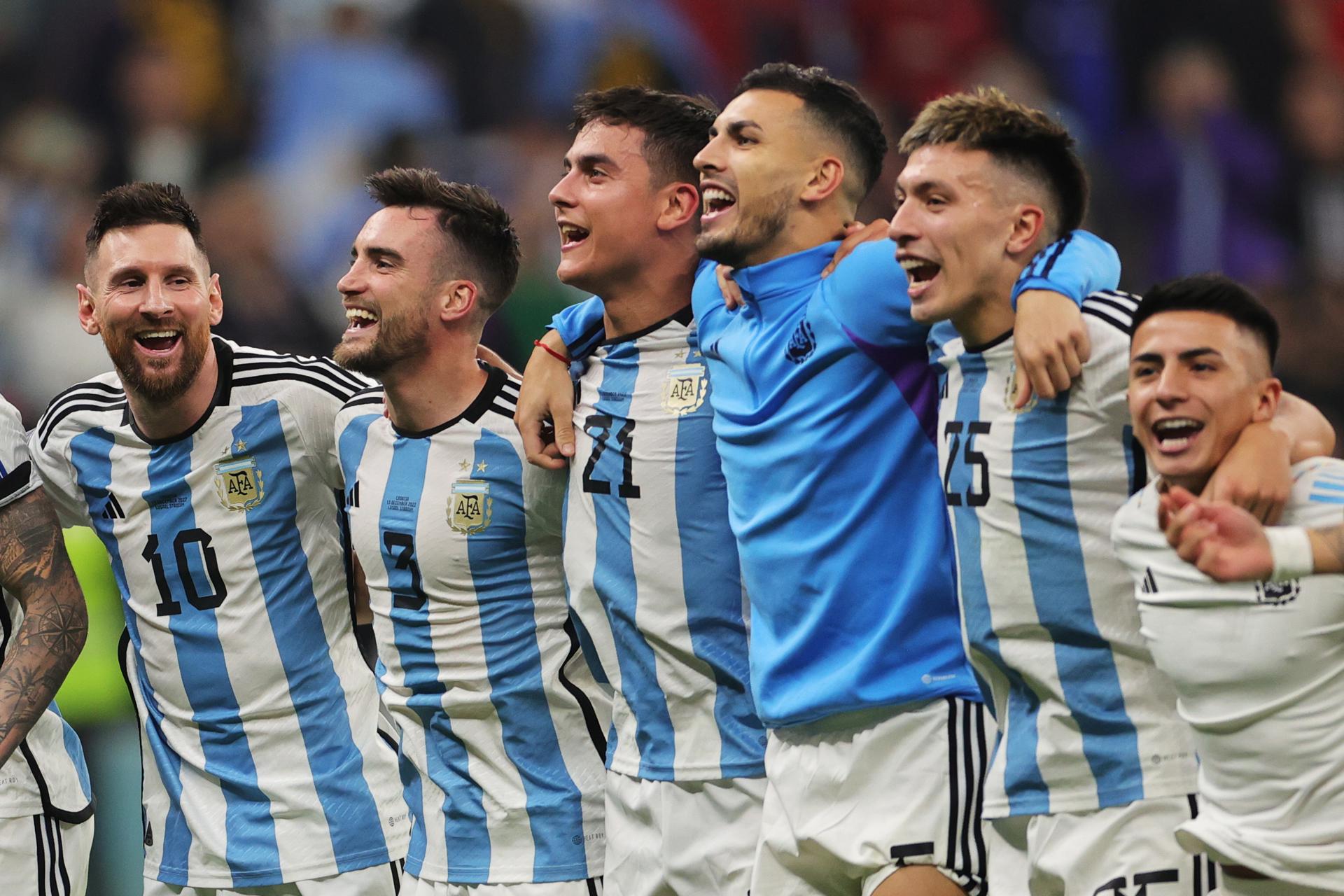Messi celebra el pase de Argentina a la final del Mundial de Fútbol de Qatar, el pasado 13 de diciembre de 2022. EFE/FRIEDERMANN VOGEL