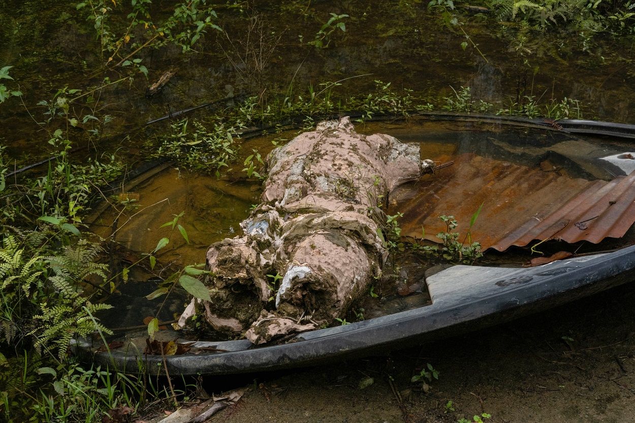 Estatua de Cristo ofrecida por las FARC-EP como ofrenda de perdón por la masacre de Bojayá. MARIO TORO QUINTERO Estatua de Cristo ofrecida por las FARC-EP como ofrenda de perdón por la masacre de Bojayá. MARIO TORO QUINTERO