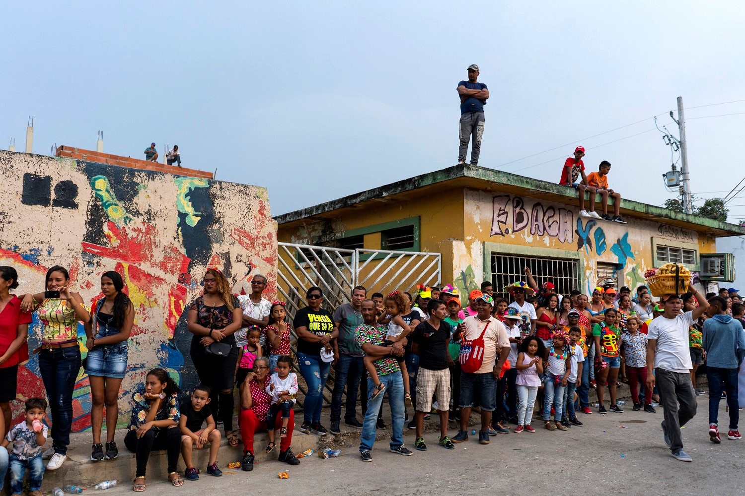 Público del carnaval de Barranquilla, uno de los eventos folclóricos y culturales más importantes de Colombia. CHARLIE CORDERO