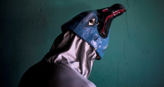 Disfraz de la Danza del Golero, uno de los bailes tradicionales del carnaval de Barranquilla. CHARLIE CORDERO