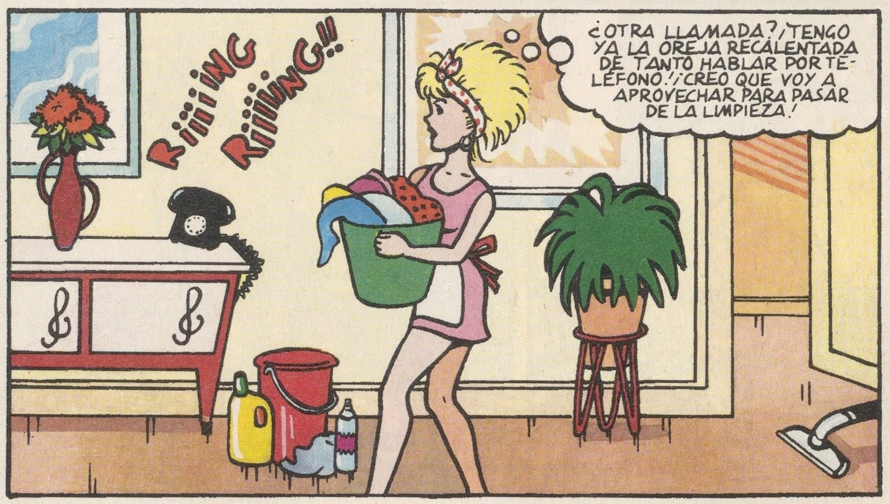 Viñeta del cómic 'Dolores, sus labores', de Marta García Guerrero (1991). MUSEO REINA SOFÍA Viñeta del cómic 'Dolores, sus labores', de Marta García Guerrero (1991). MUSEO REINA SOFÍA