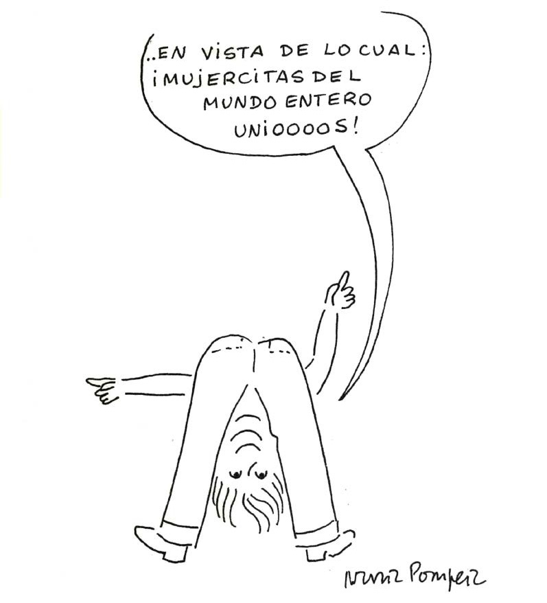 Viñeta de 'Mujercitas', de Núria Pompeia (1975). MUSEO REINA SOFÍA Viñeta de 'Mujercitas', de Núria Pompeia (1975). MUSEO REINA SOFÍA