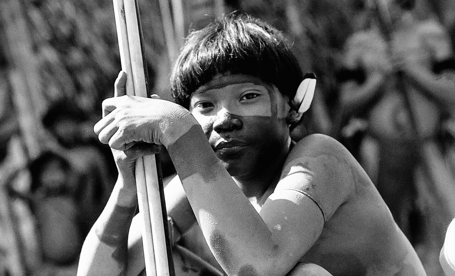 Fotografía de un indígena de una comunidad yanomami. HÉCTOR PADULA