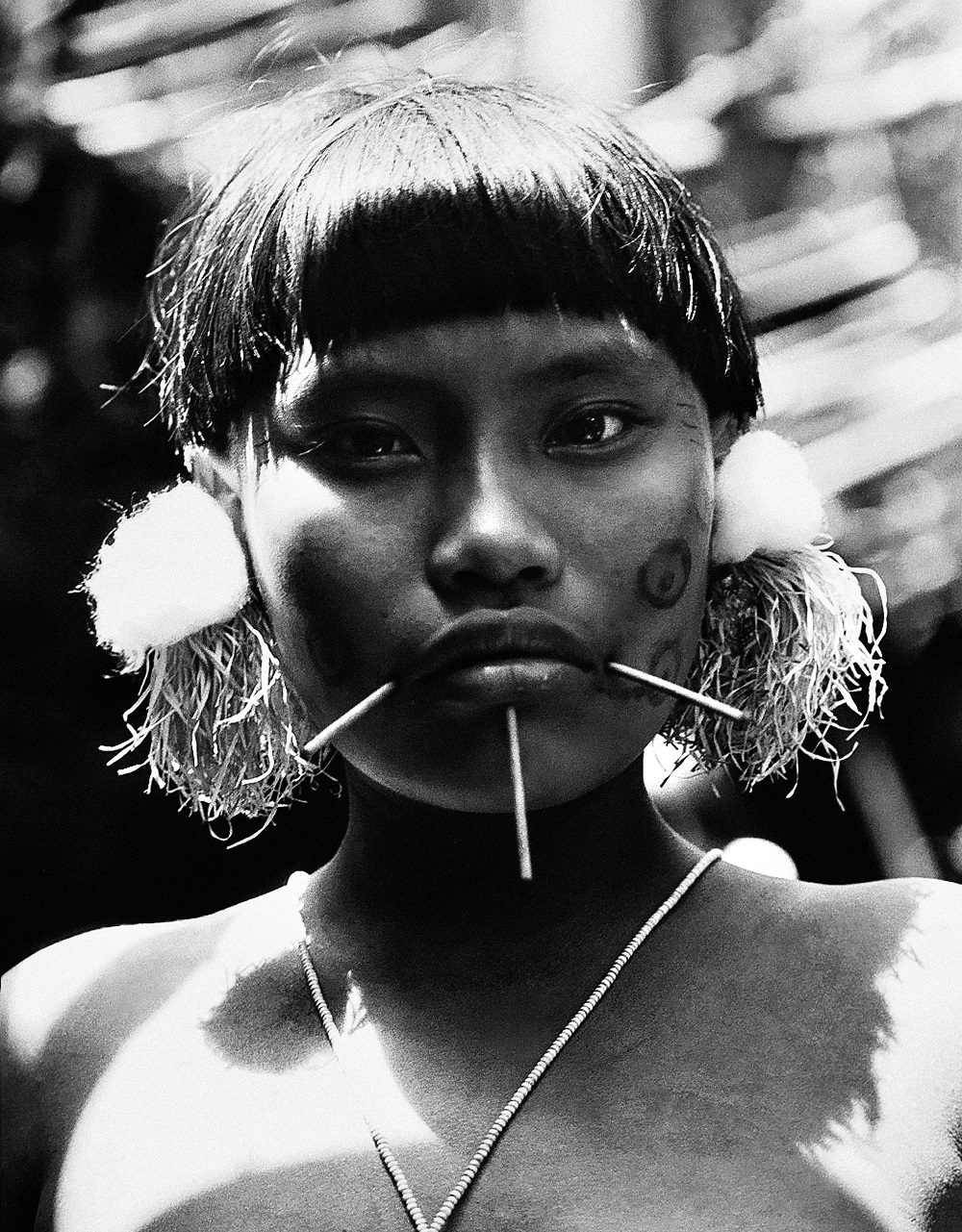 Fotografía de un indígena de una comunidad yanomami. HÉCTOR PADULA