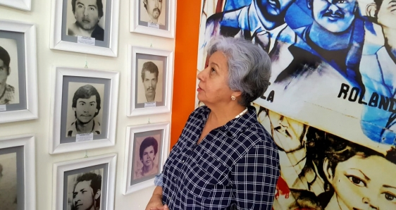 La activista hondureña de derechos humanos Berta Oliva. COFADEH