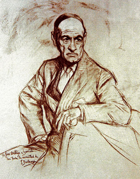 José Ortega y Gasset, retratado por Ignacio Zuloaga. BIBLIOTECA FOM