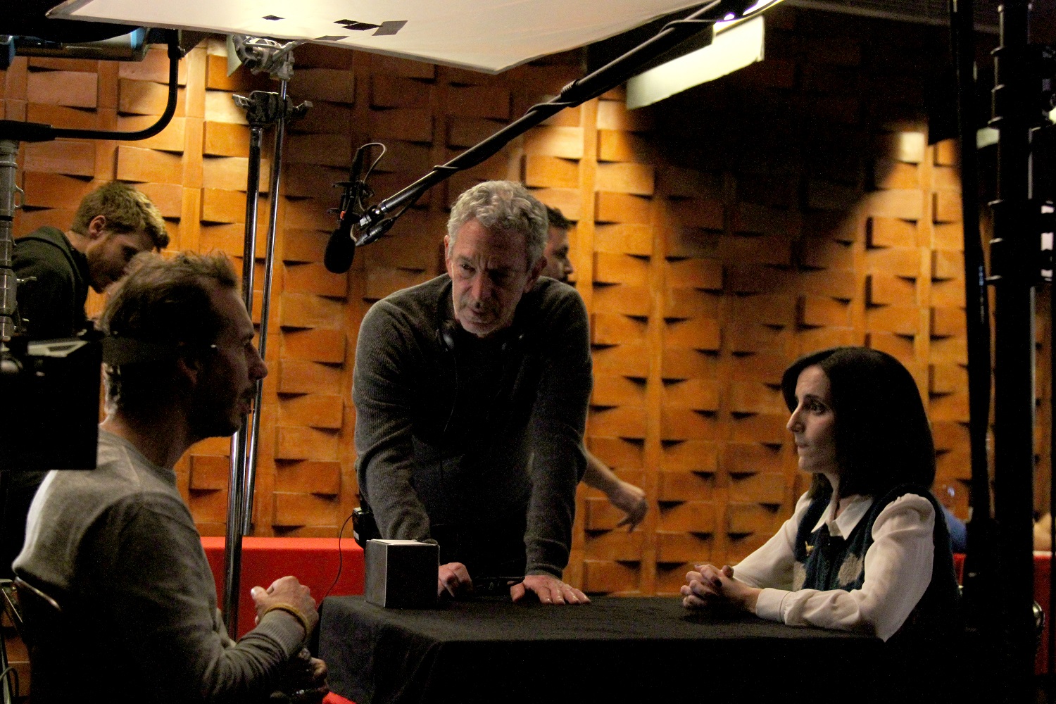 El director argentino Martín Rejtman, en el rodaje de la película 'La práctica'. CORTESÍA