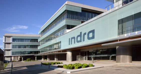La sede central de Indra, en el municipio español de Alcobendas. INDRA