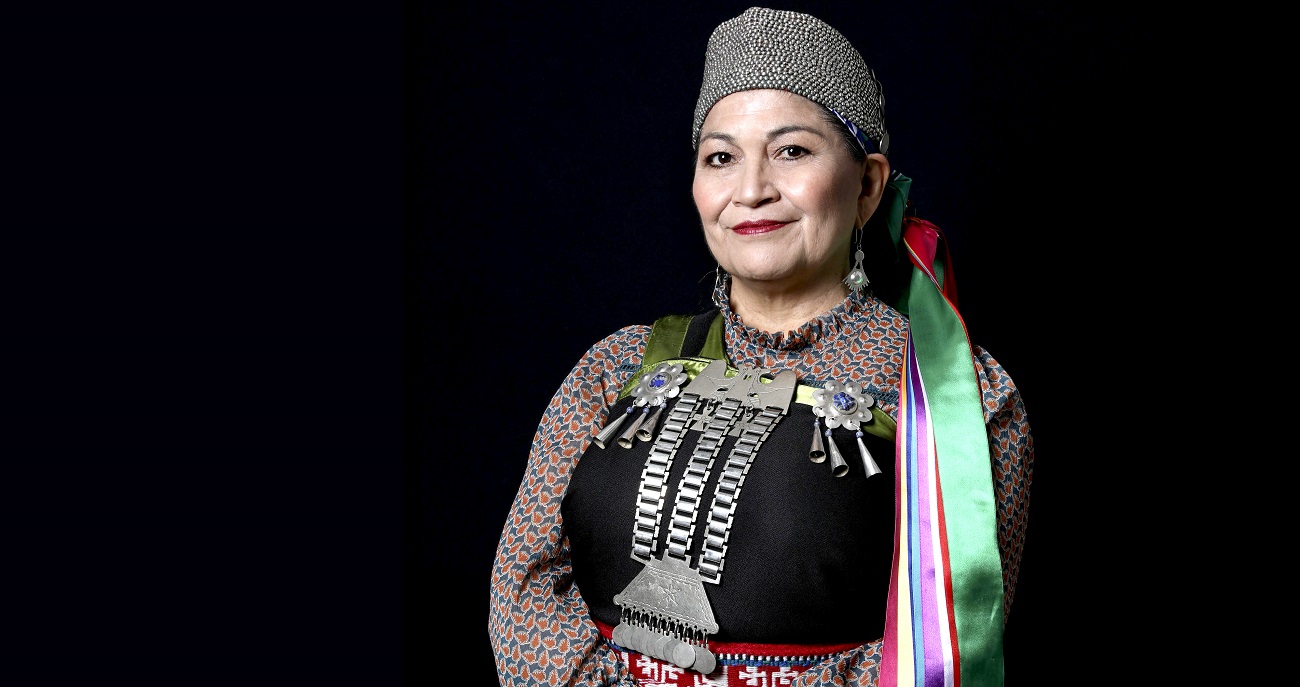 Elisa Loncon, académica mapuche y expresidenta de la Convención Constitucional chilena. CAROLINA VARGAS