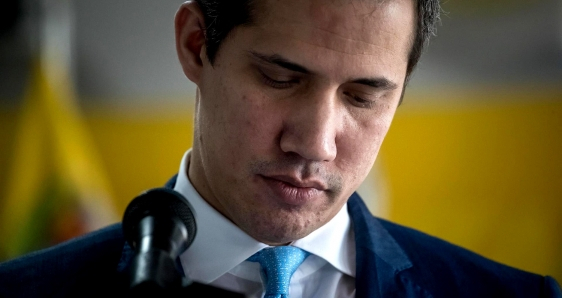 El político venezolano Juan Guaidó, en una rueda de prensa en Caracas, el 12 de agosto de 2022. EFE/MIGUEL GUTIÉRREZ