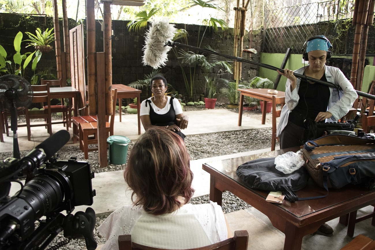 Rodaje del documental 'Cuando las aguas se juntan', de Margarita Martínez Escallón. LA RETRATISTA SAS