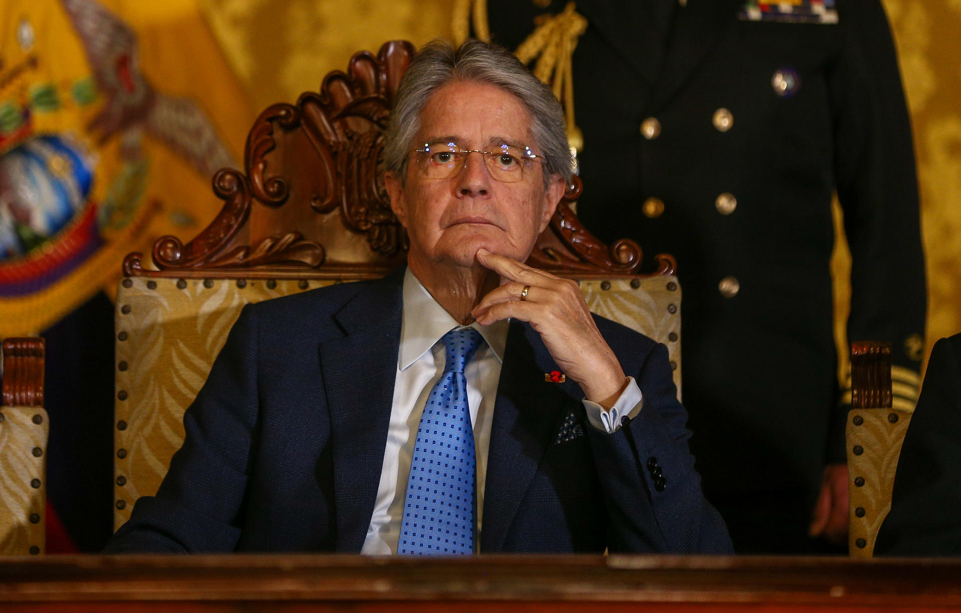 El presidente de Ecuador, Guillermo Lasso. EFE/JOSÉ JÁCOME