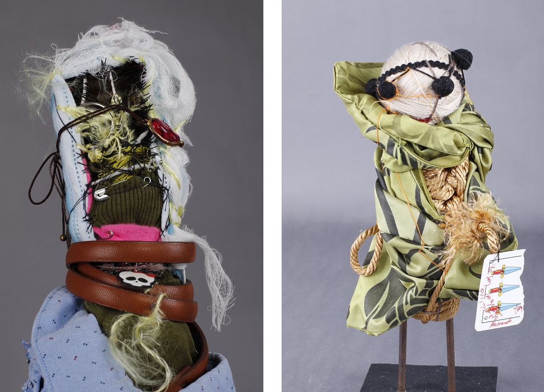 Esculturas de la serie 'Superhéroes' de la artista Jacqueline Bonacic-Doric.