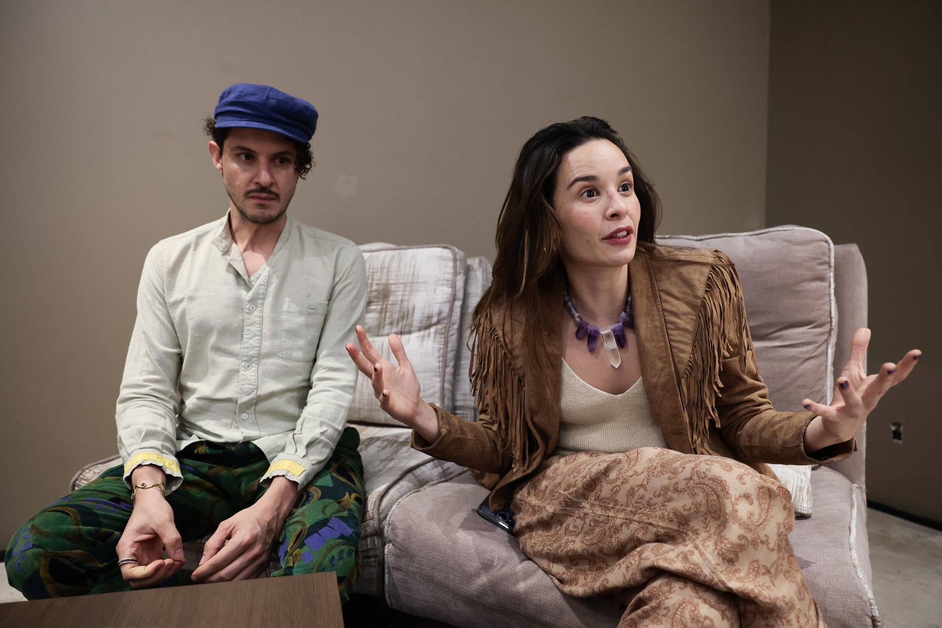 El dúo colombiano Monsieur Periné, Santiago Prieto y Catalina García, en Ciudad de México, el pasado 19 mayo. EFE/JOSÉ MÉNDEZ