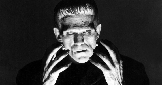 El actor Boris Karloff, como el monstruo de Frankenstein. UNIVERSAL