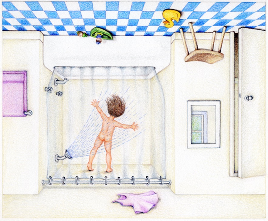 Ilustración del libro 'Al revés', de Menena Cottin. TECOLOTE Ilustración del libro 'Al revés', de Menena Cottin. TECOLOTE