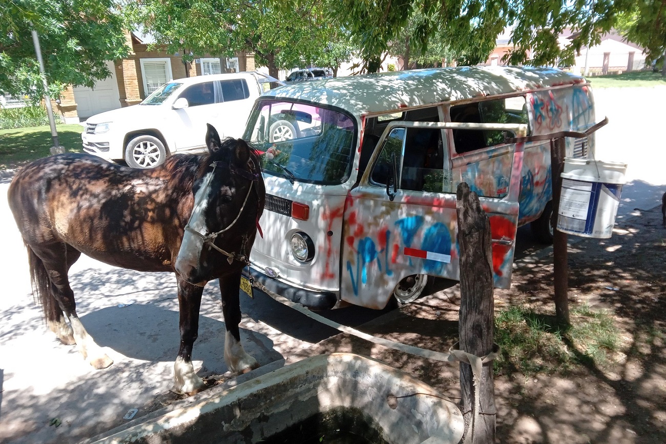 Furgoneta de Pancho Casas, exintegrante de las Yeguas del Apocalipsis. CORTESÍA