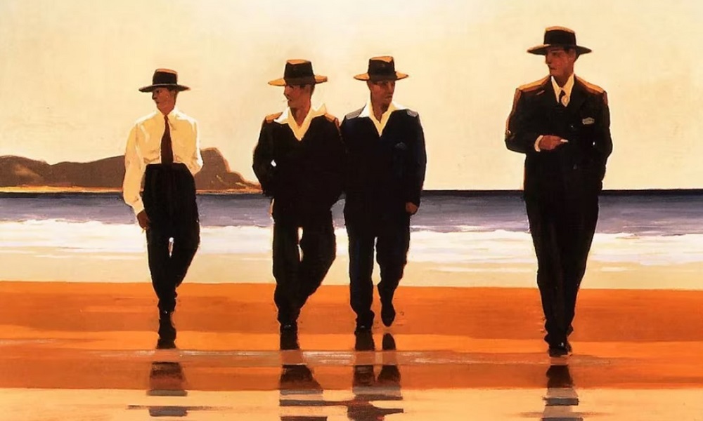 'The Billy Boys', de Jack Vettriano (1994). ARCHIVO