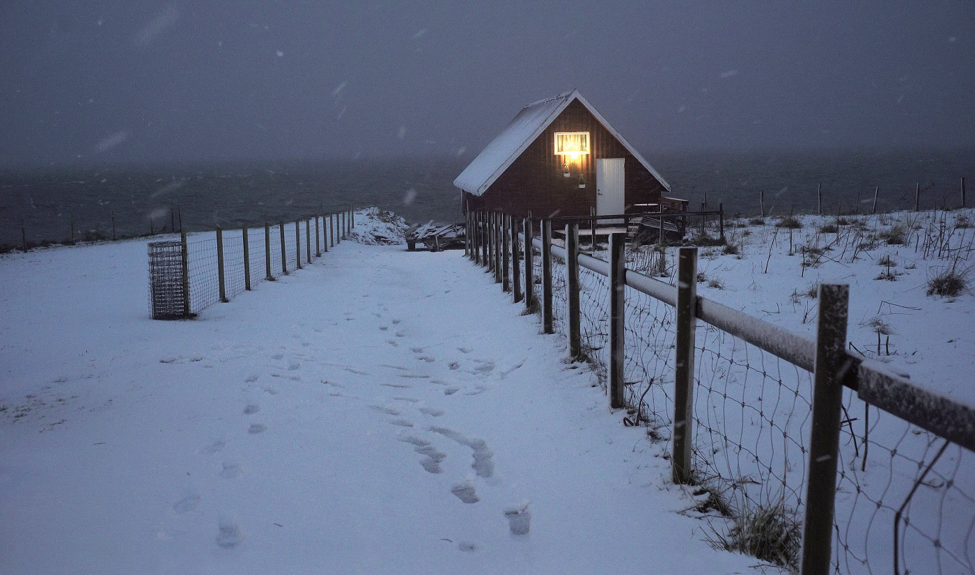 Casa en Tromsø, Noruega, en la película 'Errante', de Adriana Lestido. CORTESÍA