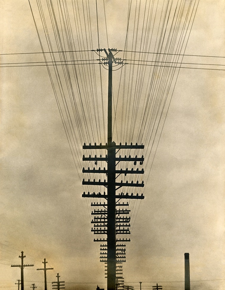 Tina Modotti Vista parcial del sistema telegráfico, c 1927 Archivo y fundación Televisa